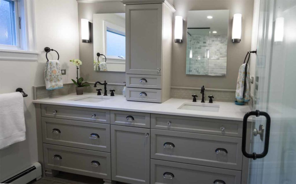 Bathroom design storage ideas